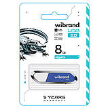 Флеш-накопичувач Wibrand USB 2.0 Aligator 8Gb Blue (WI2.0/AL8U7U), фото 3