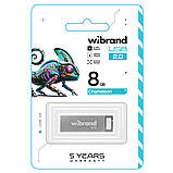Флеш-накопичувач Wibrand USB 2.0 Chameleon 8Gb Silver (WI2.0/CH8U6S), фото 3