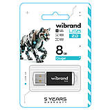 Флеш-накопичувач Wibrand USB 2.0 Cougar 8Gb Black (WI2.0/CU8P1B), фото 3