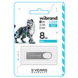 Флеш-накопичувач Wibrand USB 2.0 Irbis 8Gb Silver (WI2.0/IR8U3S), фото 3