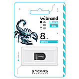 Флеш-накопичувач Wibrand USB 2.0 Scorpio 8Gb Black (WI2.0/SC8M3B), фото 3