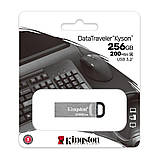 Flash Kingston USB 3.2 DT Kyson 256GB Silver/Black (DTKN/256GB), фото 4