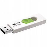 Флеш-накопичувач A-DATA USB 3.0 AUV 320 256Gb White/Green (AUV320-256G-RWHGN), фото 3