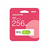 Флеш-накопичувач A-DATA USB 3.0 AUV 320 256Gb White/Green (AUV320-256G-RWHGN), фото 4