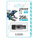 Флеш-накопичувач Wibrand USB 3.2 Gen1 Lizard 256GB Black (WI3.2/LI256P9B), фото 4
