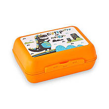 Бутербродниця ланч-бокс Алеана Buddy 18.5x14x7 см оранжевий
