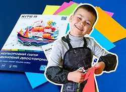 Папір кольоровий та картон