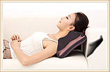 Масажна подушка для спини і шиї Massage pillow MJY-818 (автомобільна подушка), фото 4