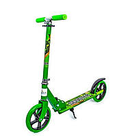 Дитячий двоколісний складаний самокат Scooter 460 Зелений