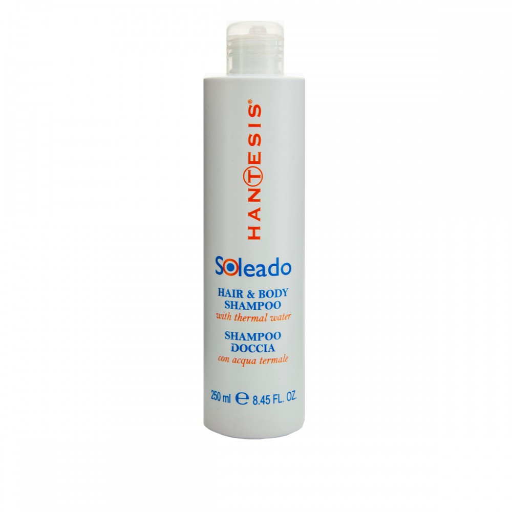 HANTESIS SOLEADO HAIR&BODY SHAMPOO Шампунь для волосся та тіла після сонця, морський соли та хлору, 250 мл, фото 1