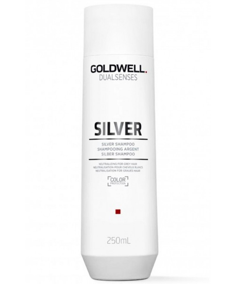 Goldwell Шампунь DSN Silver для освітленого та сивого волосся, 250 мл, фото 1