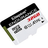 MicroSDHC (UHS-1 U1) Kingston Endurance 32Gb class 10 А1 (R95MB/s, W30MB/s) (SDCE/32GB), фото 4