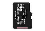 MicroSDXC (UHS-1) Kingston Canvas Select Plus 64Gb class 10 А1 (R-100MB/s) (adapter SD) (SDCS2/64GB), фото 3