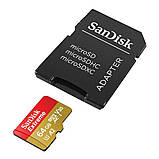 MicroSDXC (UHS-1 U3) SanDisk Extreme For Action Cams and Drones A2 64Gb class 10 V30 (R170MB/s,W80MB/s) (adapter), фото 3