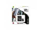 Карта пам'яті microSDXC (UHS-1) Kingston Canvas Select Plus 128Gb class 10 А1 (R-100MB/s) (adapter SD) (SDCS2/128GB), фото 3
