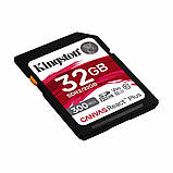 Карта пам'яті SDHC (UHS-II U3) Kingston Canvas React Plus 32Gb class 10 V90 (R-300MB/s) (SDR2/32GB), фото 3