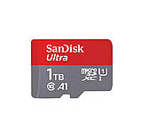 Карта пам'яті microSDXC (UHS-1) SanDisk Ultra A1 1TB class 10 (R150MB/s) (adapter SD) (SDSQUAC-1T00-GN6MA), фото 4