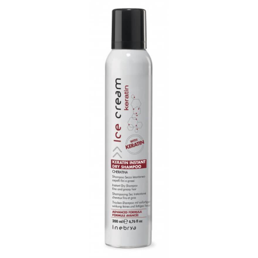 Сухий шампунь для волосся з кератином Inebrya Keratin Instant Dry Shampoo 200 мл, фото 1