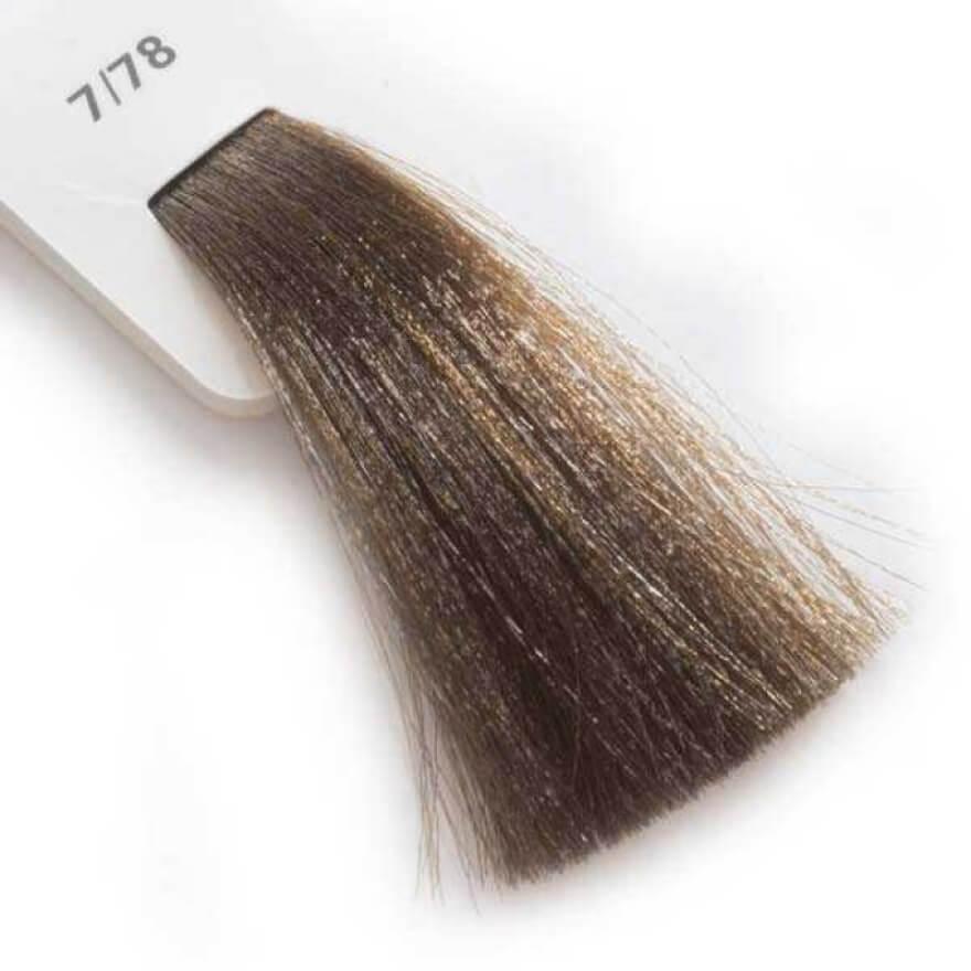 Крем-фарба Lisap LK Cream Color OPC 7/78 — блондин моко, 100 мл