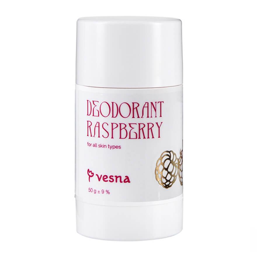 Vesna Натуральний парфумований дезодорант з пробіотиком та малиною, 50 ml, фото 1