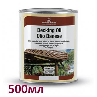 Датське (палубне) масло DECKING OIL (danish oil) Borma прозоре 0,5л (розлив), фото 1
