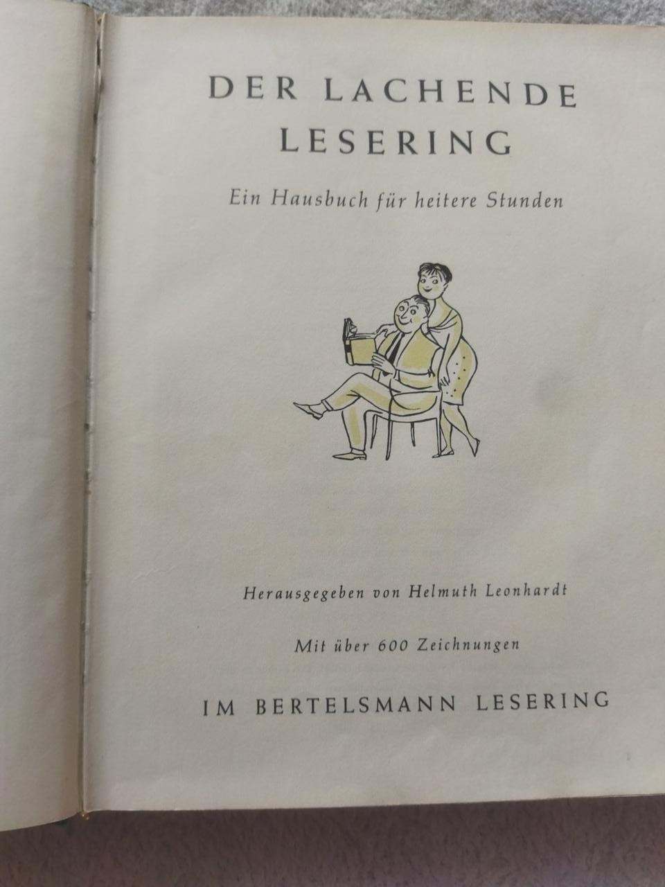 Der lachende Lesering - Ein Hausbuch für heitere Stunden 1955 рік німецькою мовою