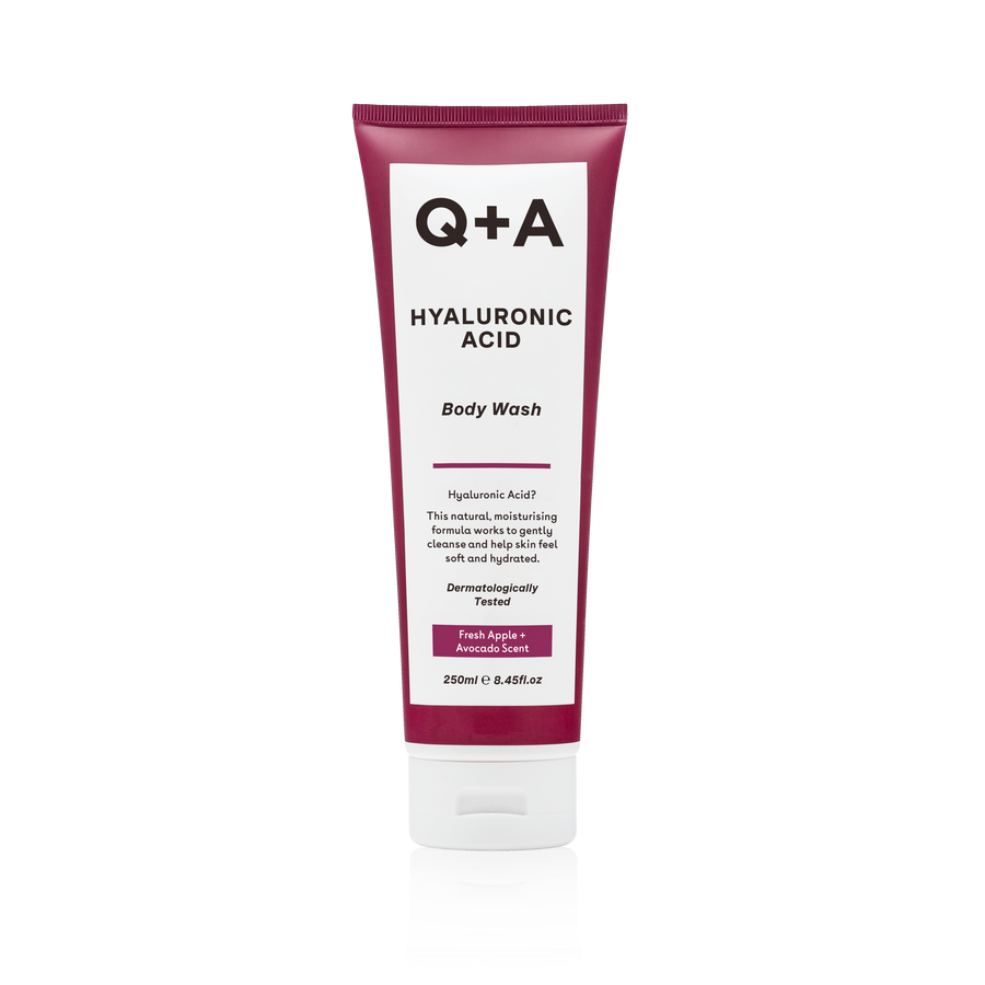 Очищуючий гель для тіла з гіалуроновою кислотою Q+A Hyaluronic Acid Body Wash 250ml, фото 1