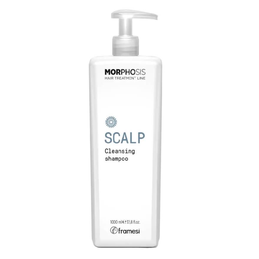 Framesi Morphosis Scalp Cleansing Shampoo Шампунь для глибокого очищення волосся та шкіри голови, 1000 ml, фото 1