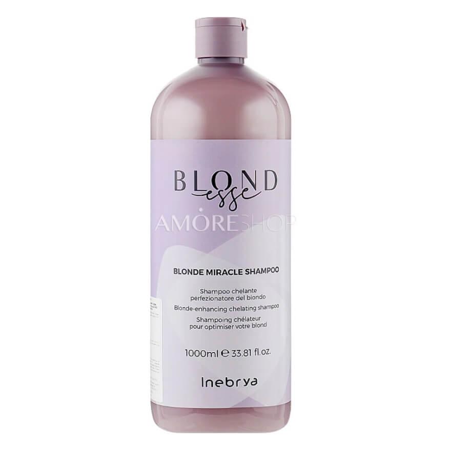 Inebrya Хелатуючий шампунь для блонду Inebrya Blonde Miracle Shampoo, 1000 ml, фото 1