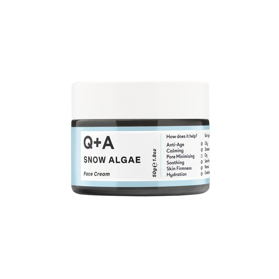 Крем для обличчя зі сніжною водорістю Q+A Snow Algae Intensive Face Cream 50g