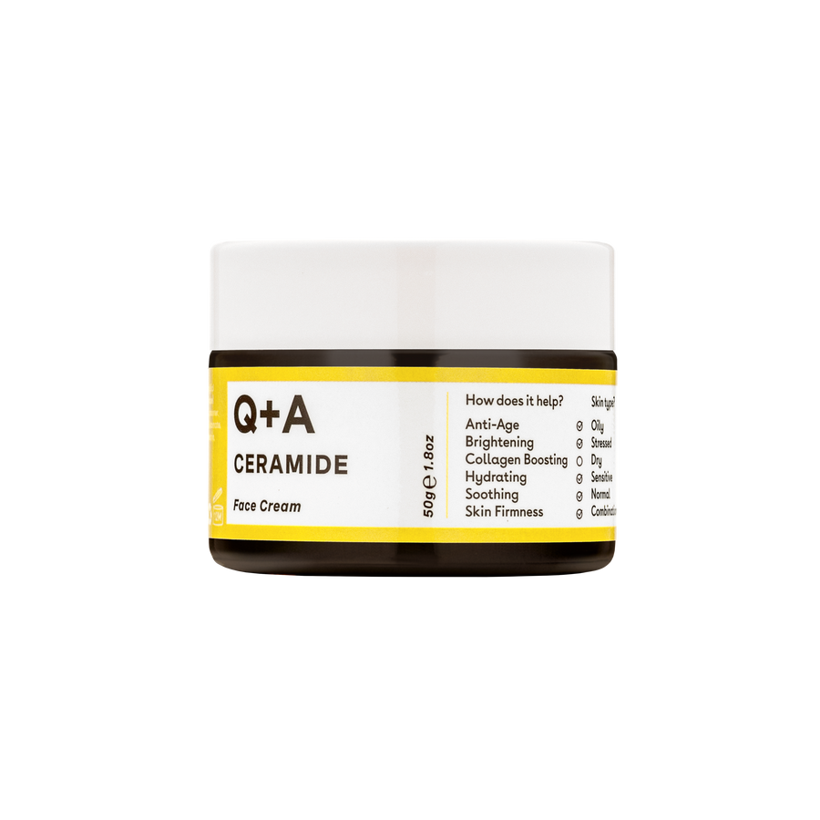 Захисний крем для обличчя з керамідами Q+A Ceramide Cream 50g, фото 1