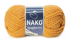 Nako SPAGHETTI ( Спагетті ) № 941 гірчиця (Вовна з акрилом, нитки для в'язання)