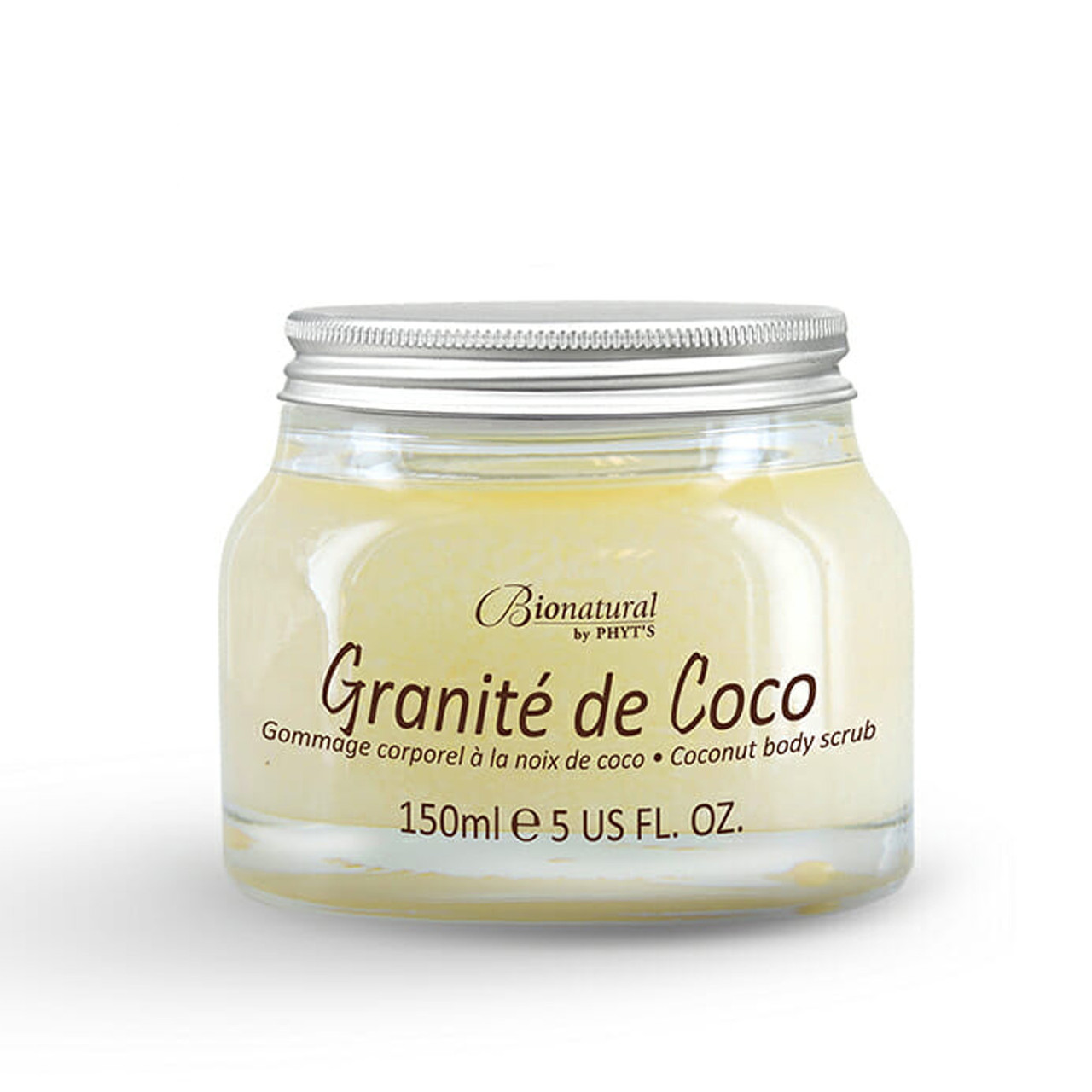 PHYT'S "Granité de coco" Скраб з кокосовою м'якоттю для догляду за шкірою тіла 150 ml
