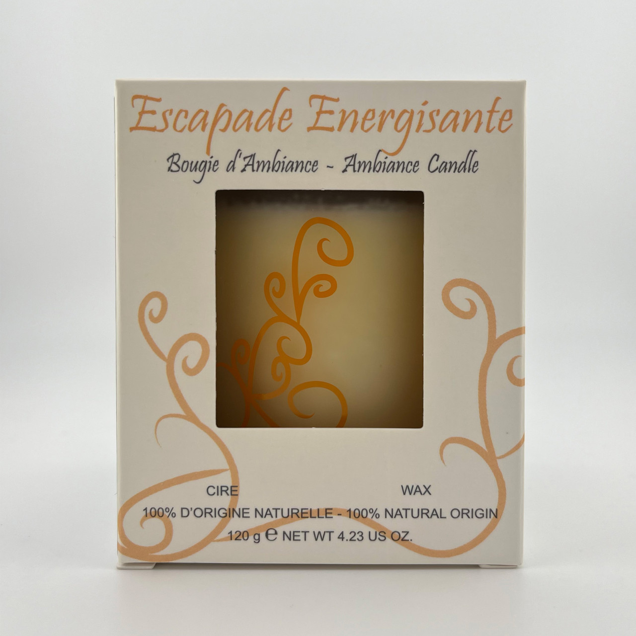 PHYT'S "Bougie d'ambiance ESCAPADE ENERGISANTE" Свічка для створення енергостимулюючої атмосфери, 120 g, фото 1
