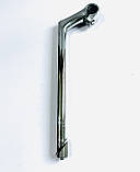 Винос керма 30 см. під нарізну вилку 1" (22.2 мм), кермо 25.4 мм. Сріблястий, фото 3