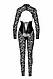 Комбинезон Noir Handmade F299 Enigma, XL, кружево, длинный рукав, имитация корсета, доступ royalstyle - фото 6 - id-p2830626502