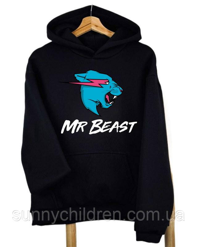 Толстовки MrBeast фліс мерч Від 134 до XL / Мерч Містер Біст