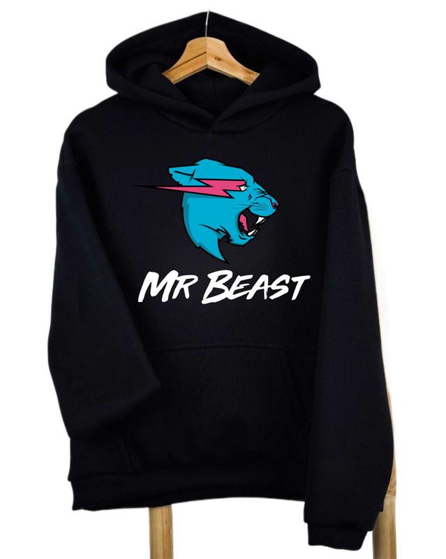 Толстовки MrBeast фліс мерч Від 134 до XL / Мерч Містер Біст, фото 1