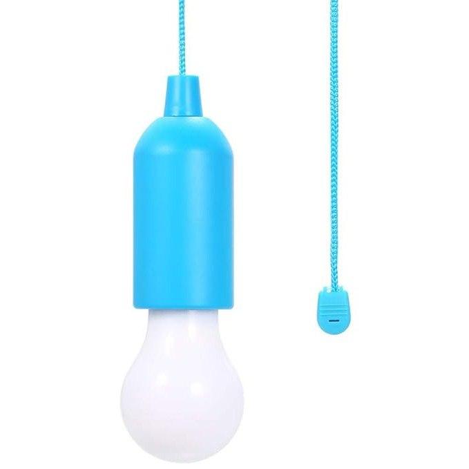 Лампа-ліхтар X-Balog BL 15418 на шнурку світлодіодна, синя, фото 1