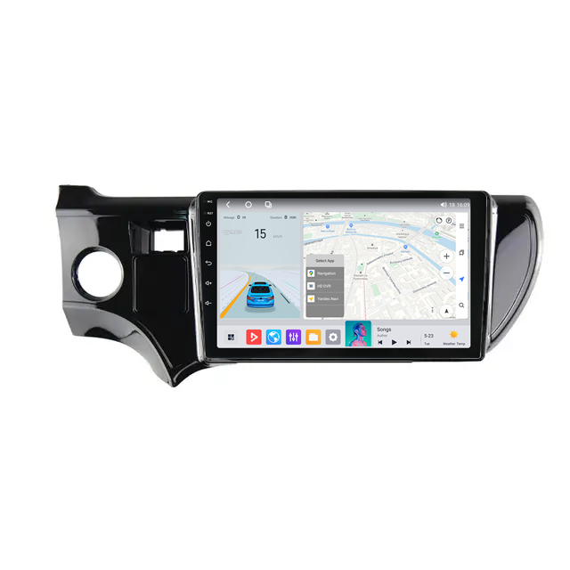 Штатна магнітола Mekede MS Toyota Prius C (2011-2017) QleD, фото 1