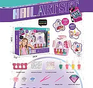 Дитячий набір для манікюру (апарат для манікюру, підсвічування, пінцет, пилочка, пензлик, аксесуари) KSY 928, фото 2