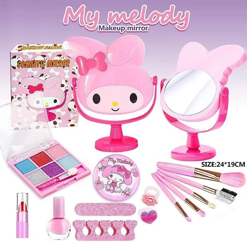 Набір дитячої косметики (настільне дзеркало, набір для манікюру, пензлики, лак, прикраси) L 5295 M