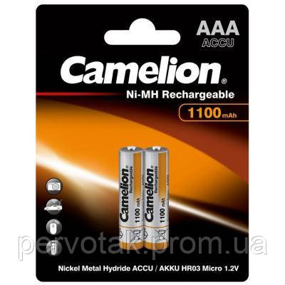 Акумулятор AAA Camelion AAA 1100mAh Ni-MH * 2 R03-2BL (NH-AAA1100BP2) (2шт), фото 1
