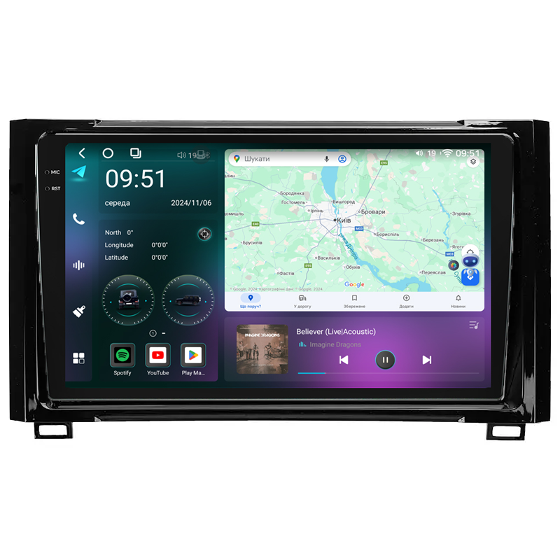 Штатная магнитола Mekede M7 Plus Toyota Tundra (2013-2020) CarPlay QleD, фото 1