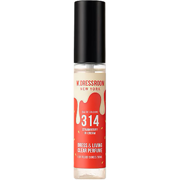 Парфумований спрей для одягу та дому W.Dressroom Dress & Living Perfume No.314 Strawberry in Cream 30 мл
