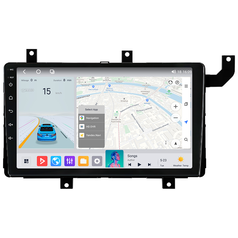 Штатная магнитола Mekede MS Toyota Tacoma (2015-2021) QleD, фото 1