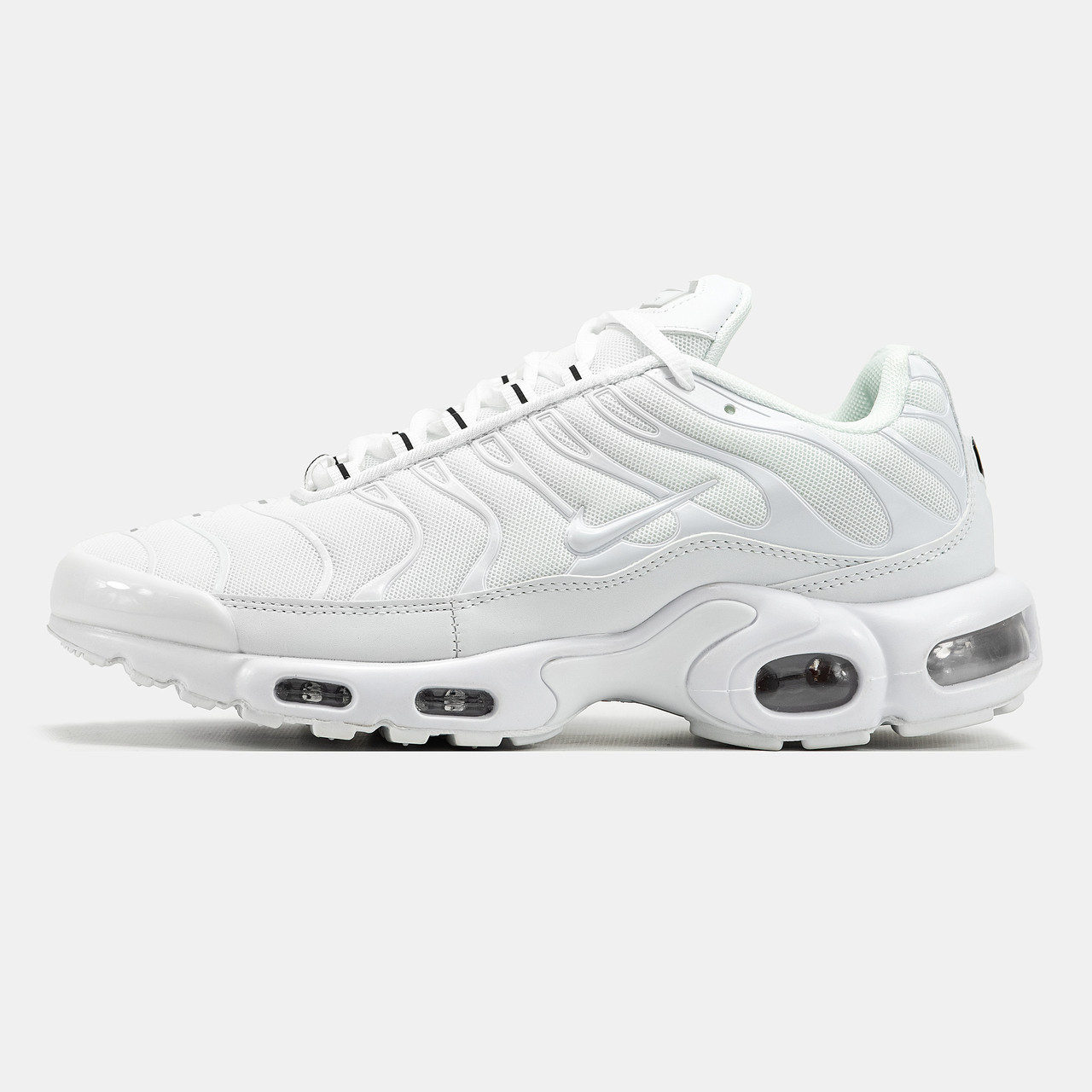 Чоловічі Кросівки Nike Air Max TN Plus All White / Найк Аїр Макс ТН Плюс
