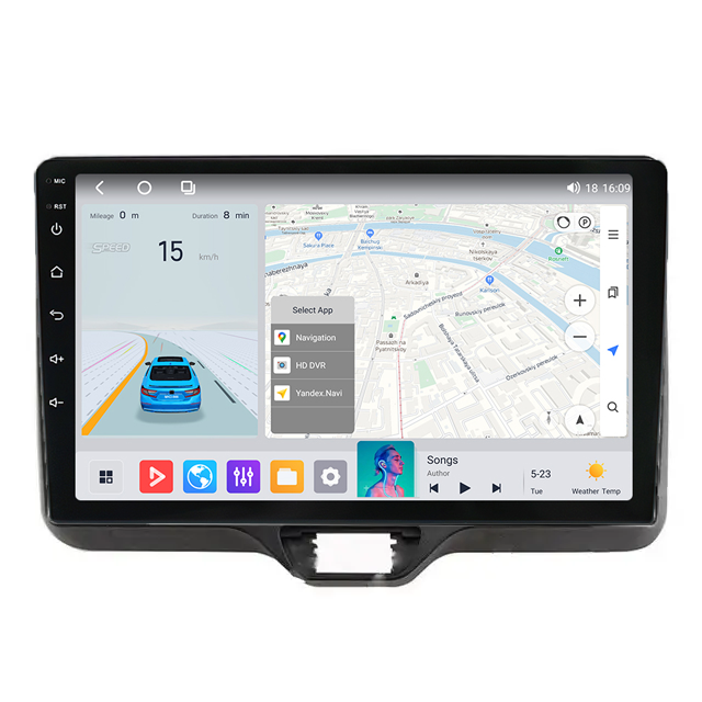 Штатна магнітола Mekede MS Toyota Yaris (2019-2023) QleD, фото 1