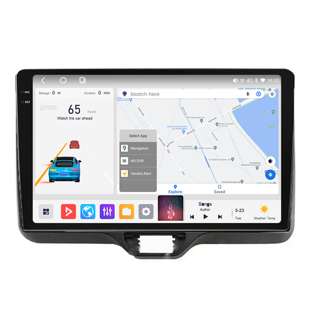 Штатна магнітола Mekede MS 2k Toyota Yaris (2019-2023) CarPlay QleD, фото 1