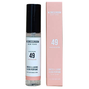 Парфумований спрей для одягу та дому W.Dressroom Dress & Living Clear Perfume No.49 Peach Blossom 30 мл.